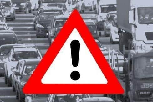 Drivers are warned of long delays on the A45 in Northampton.