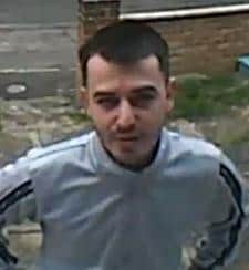 Police would like to speak to the man in the image.