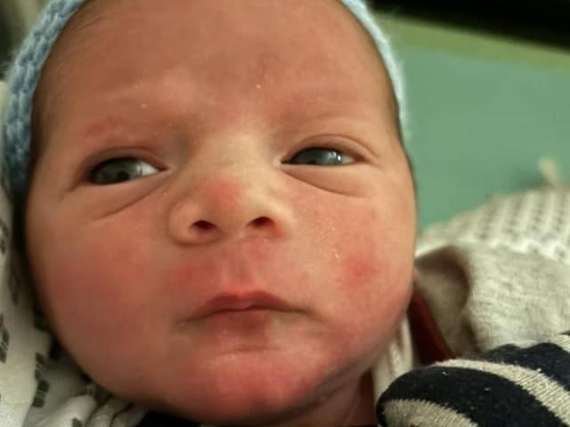 Logan John James born at 7.29pm on June 14 at Northampton General Hospital, weighing 7lbs 10oz.