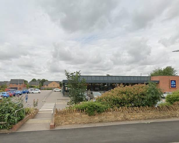 Police say the girl was inappropriately touched on the car park steps outside Aldi.
