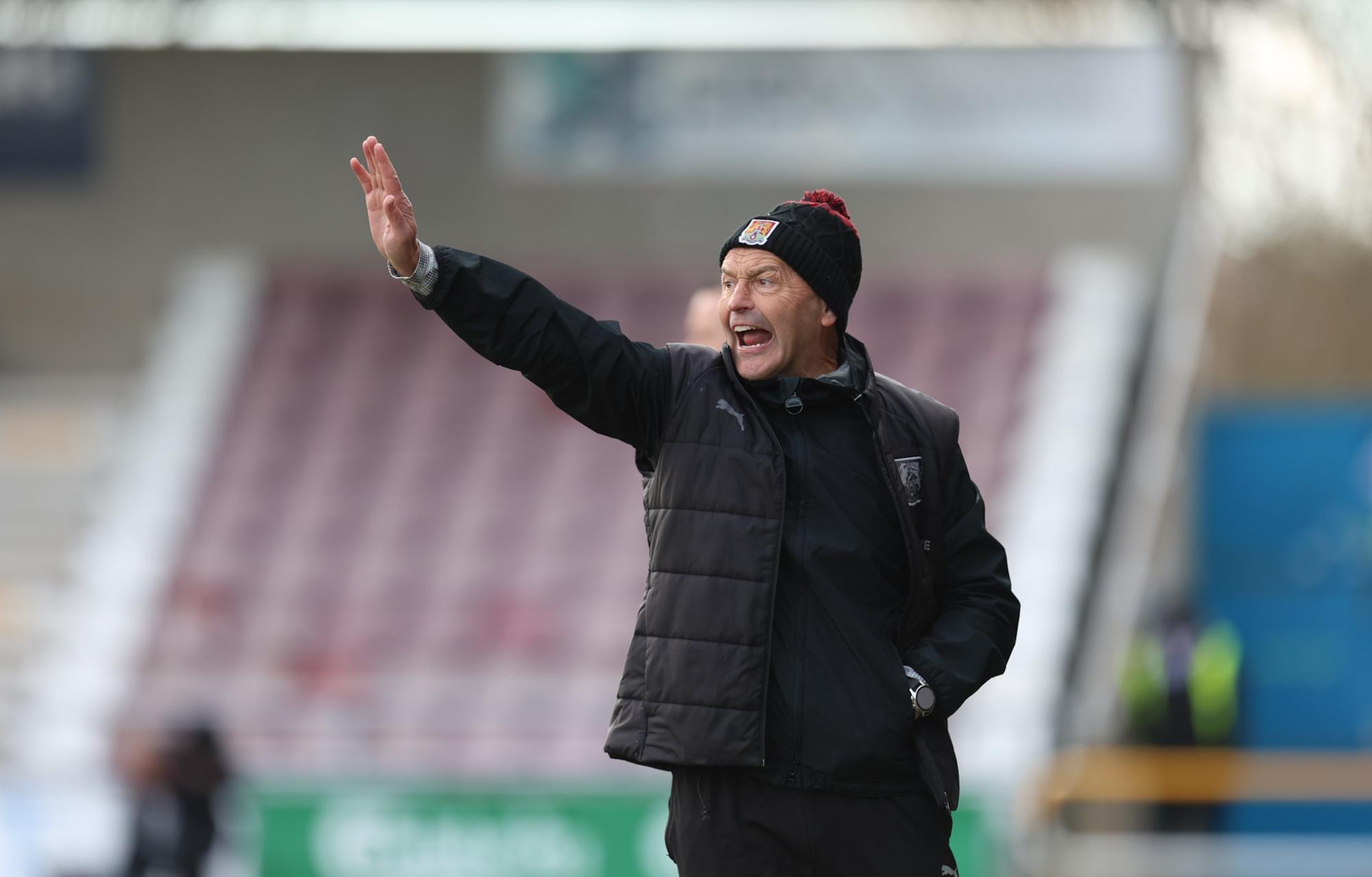 Colin Calderwood provides managerial update after Burton defeat