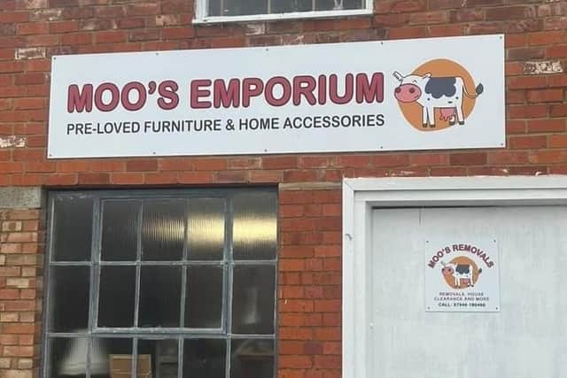 Moo’s Emporium in Cecil Road sells secondhand furniture and decor, and founder Zac Payne is proud of the anti-landfill ethos they have developed.