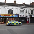 A shop in Abington Square was cordoned off, in relation to the incident.