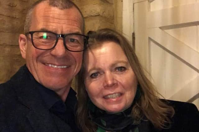 Emma with her husband