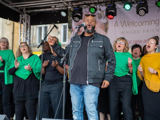 Wellingborough Gospel Choir, Northampton Music Festival 2022. Photo by David Jackson.