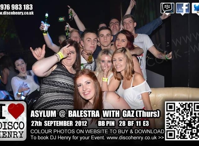 Nostalgic pictures from a 2012 night out at Balestra