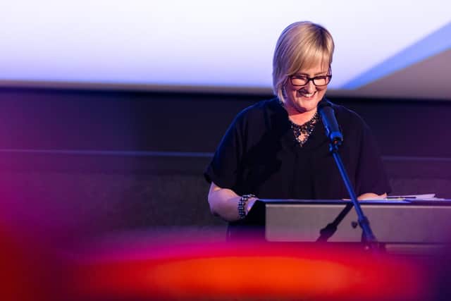 Tyla wanted to highlight the work of the festival director, Becky Carrier, who he says “shows a commitment like no other to our county”. Photo: Simon Turner.