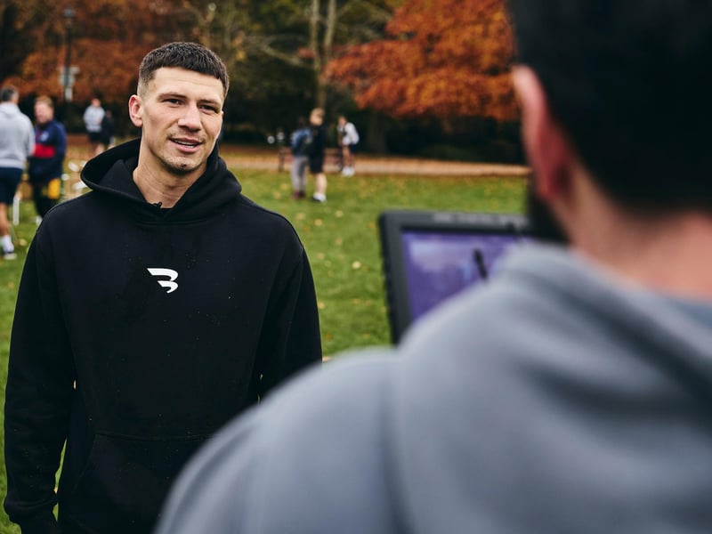 Northampton boxing star Kieron Conway is interviewed by the Matchroom social media team