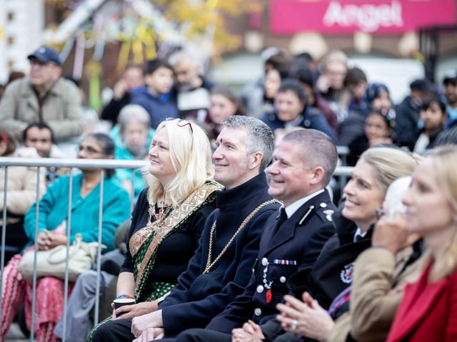 The parade and wider Diwali festival took place in Northampton town centre on Saturday October 26.