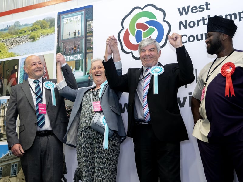West Northamptonshire Council election count