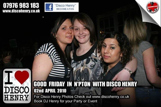 Nostalgic pictures from a Good Friday night out in 2010 around Northampton.