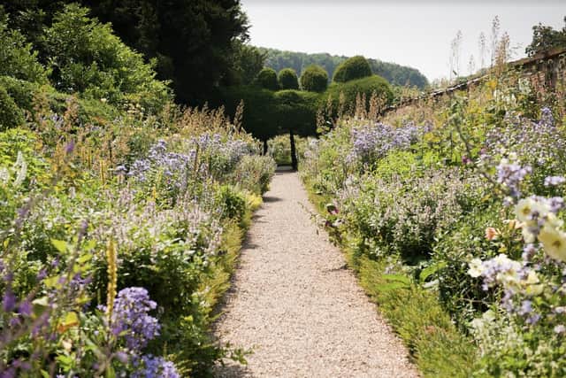 The gardens at Kelmarsh Hall