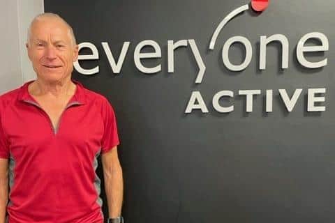 Daventry Leisure Centre user Mike Smallwood competes in triathlons and aquathlons around the world