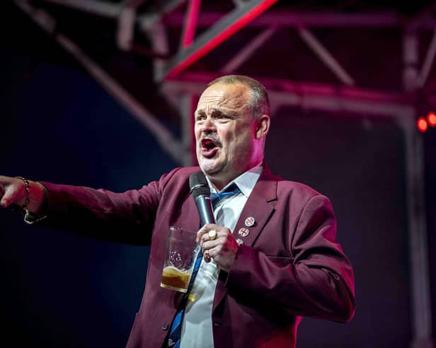 The cinch Stadium played host to the pub landlord as well as Milton Jones,  Laura Smyth and  Lou Conran on Friday June 9.