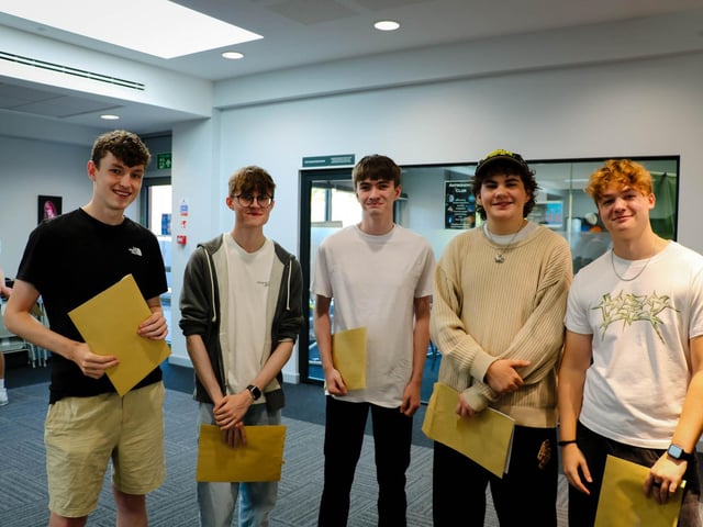 Students celebrate A level success at Wellingborough School