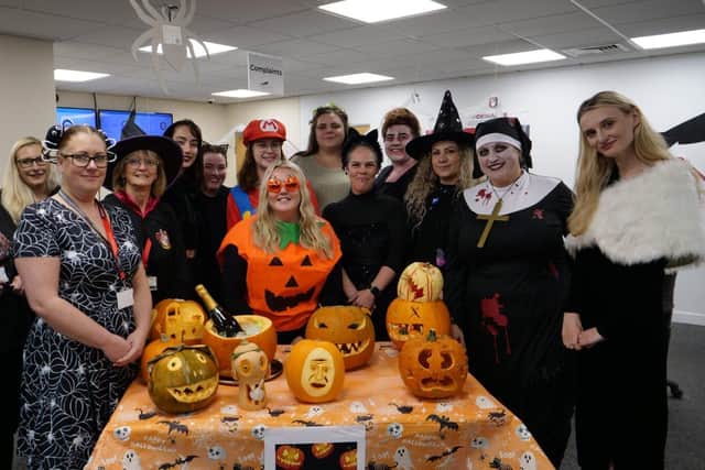 Panther Logistics team members get into the Halloween spirit to raise money for charity