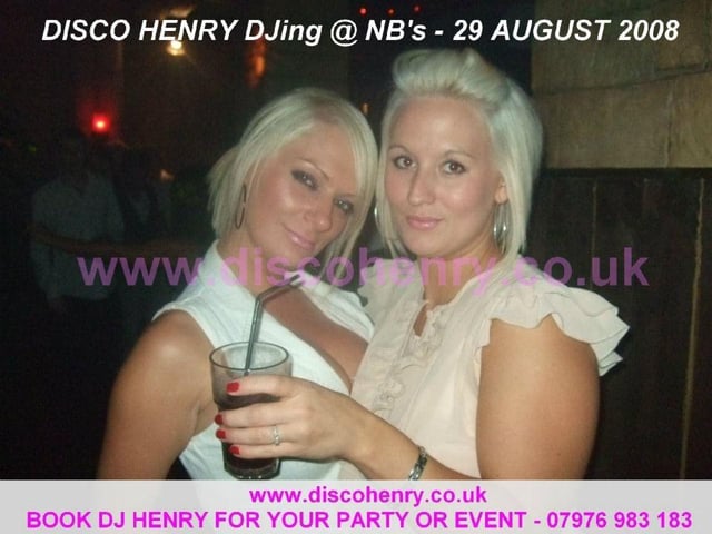 Nostalgic pictures from a night out at NB's