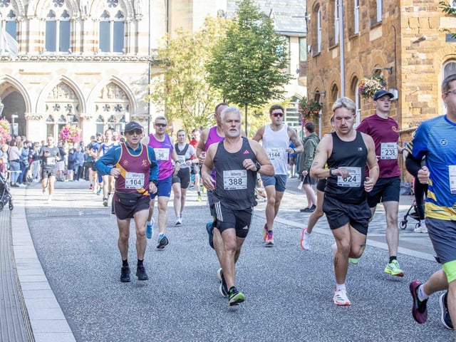 Hundreds of runners took part in the half marathon on Sunday September 15, 2024.