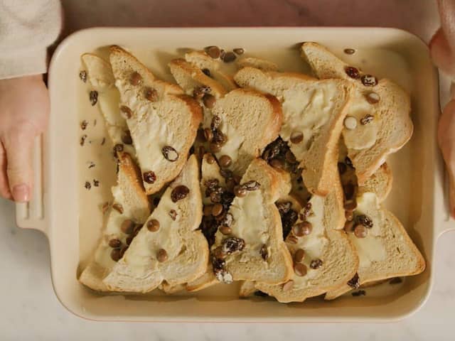 Irish Coffee Bread and Butter Pudding