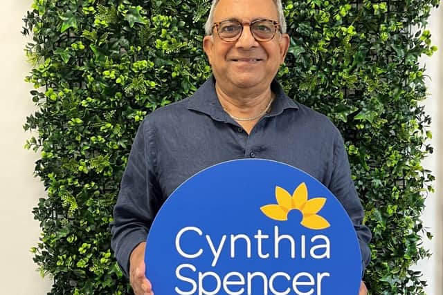 Subir Chatterjee won the Cynthia Spencer Hospice Step into Summer Raffle