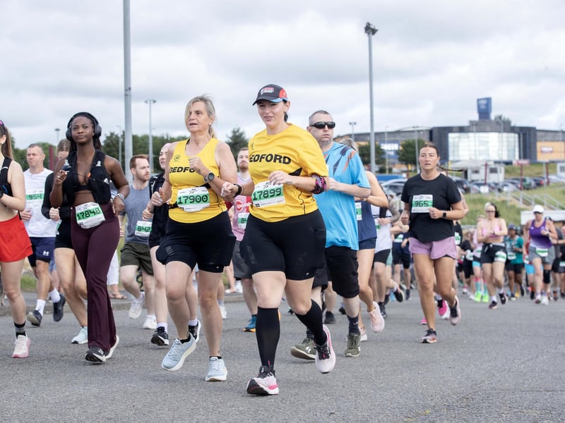 Hundreds of runners took part in the event on Sunday May 31, which started and ended at Sixfields Stadium.