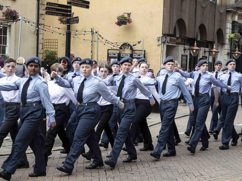 A parade made its way through Northampton town centre to mark the day.
