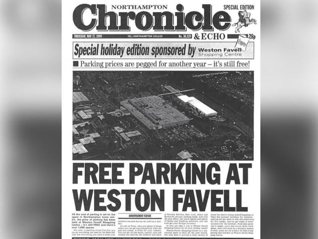 From a front page spread in May 1999 to mark the continuation of free parking, to staff members being thanked by police for nabbing thieves, here are 11 times the shopping centre made the headlines.
