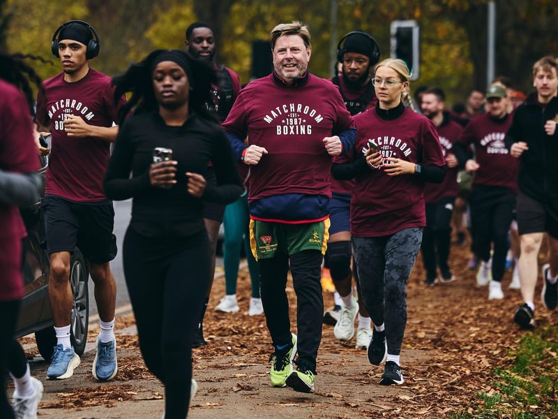 Runners get on the move around Abington Park on Saturday