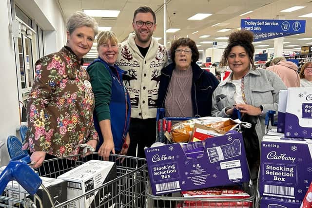 Tesco, Kettering donated a £100 gift card towards the Mother Christmas campaign/Mother Christmas