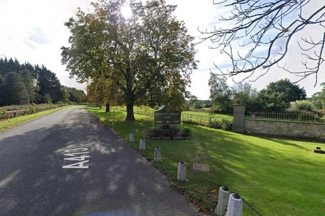 Plans indicated the homes would have been built on a stretch of land just past Whittlebury Park.