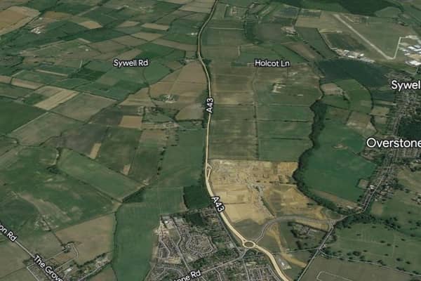This section of the A43 looks set to get an upgrade with £28m coming from the DfT and both local councils