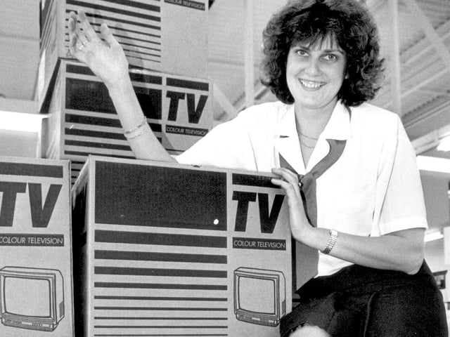 Nicky Coleman, department manager at Co-op 1993