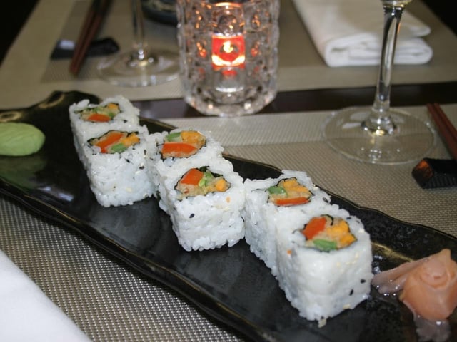 4.6 stars based on 744 Google Reviews.  Established in 2014, Akasaka is a Korean and Japanese kitchen that prides itself on fresh ingredients and delicious sushi flavours. Location: 23 Castilian Street, NN1 1JS. Website: https://www.akasaka.co.uk/