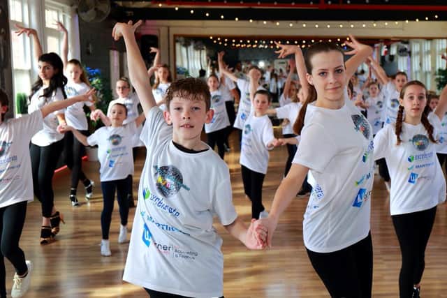 Dozens of children will take part in Strictly Kids Northampton 2022. Photo: Martin Farmer.