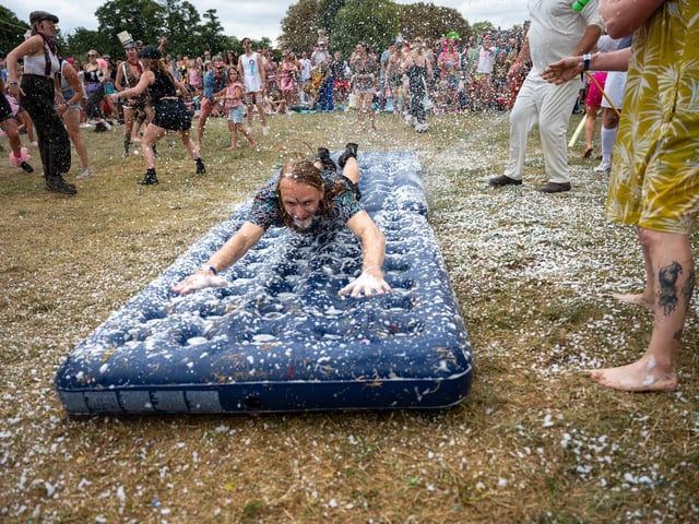 The Shambolympics returned to the Shambala Festival with teams competing across the weekend.