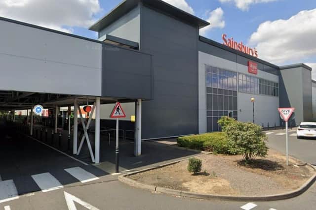 The incident happened in Sainsbury's at Sixfields.
