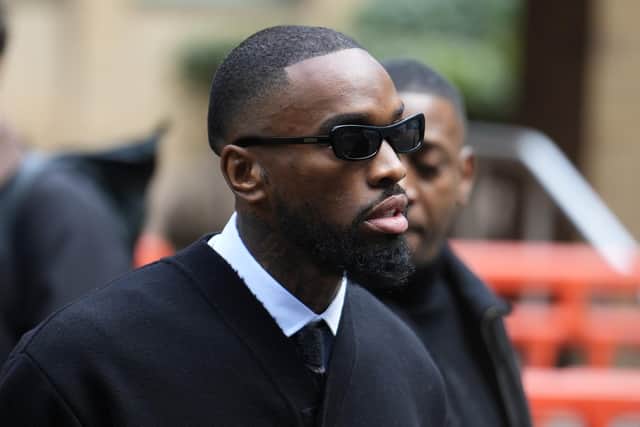 England footballer Ivan Toney departs Southwark Crown Court, London, where he is charged with assault causing actual bodily harm over an incident at a nightclub in Wardour Street in Soho, central London, on December 6 2025. Picture Jordan Pettitt/Press Association