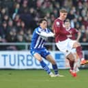 Mitch Pinnock in action for the Cobblers against Wigan at Sixfields (Picture: Pete Norton)