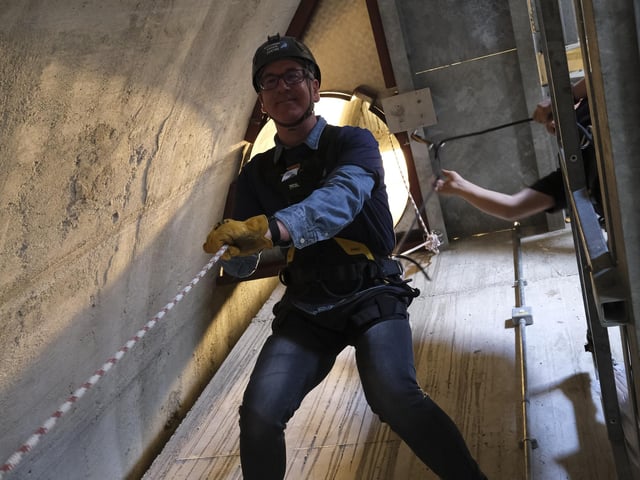 Fifteen people abseiled down the National Lift Tower in aid of the McCarthy-Dixon Foundation and raised over £7,000 on Saturday, June 25 2022.