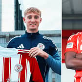 Jack Lorentzen-Jones (left) and Jamar Smith (right) have joined Brackley Town.