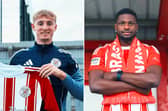 Jack Lorentzen-Jones (left) and Jamar Smith (right) have joined Brackley Town.