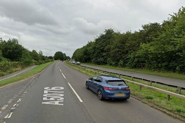 The drink driver was caught in Danes Camp Way, Northampton nearly three times over the drink drive limit.