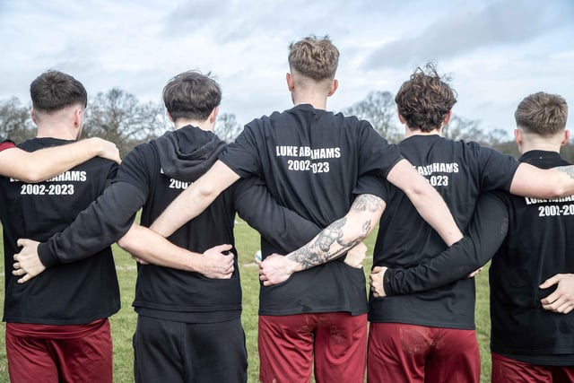 Luke, a 20-year-old amateur footballer for Hunsbury Hawks FC, sadly died a year ago on January 23, 2023. His team paid tribute to him at their game at Abington Park on Sunday (January 21).