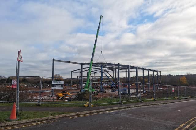 The site in Duston Mill Lane is set to be complete at the end of April