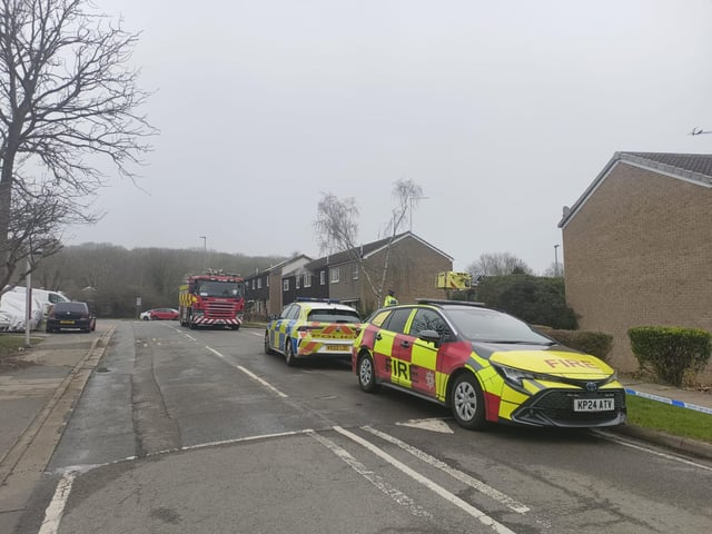 Firefighters were called to a fire, which started in a bedroom, at around 6am on Wednesday March 4.