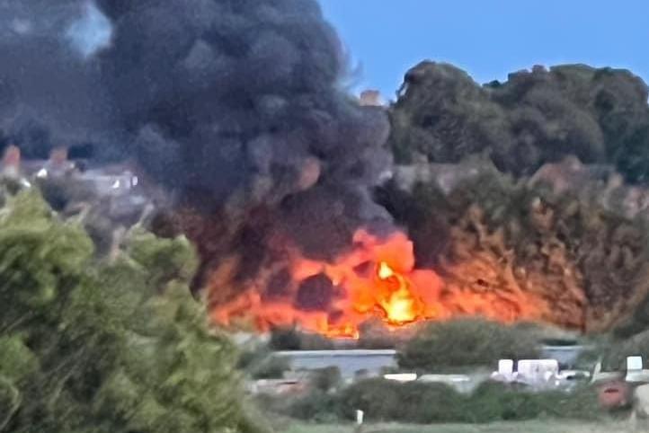 Firefighters tackled a blaze in St Andrew's Road from around 8.30pm on Tuesday August 20. Nobody was hurt.