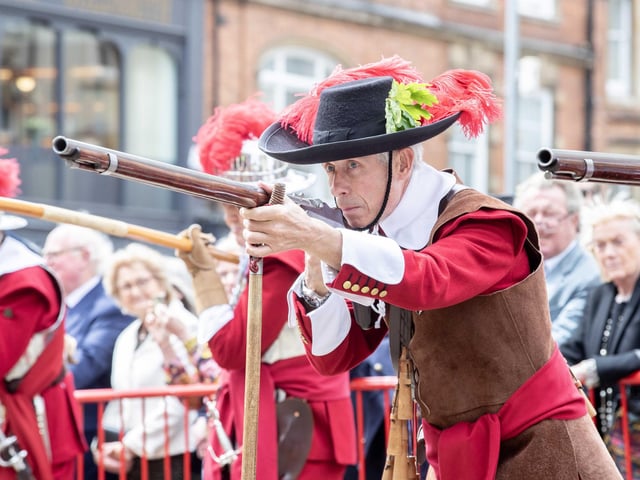 The ceremony and procession took place in and around All Saints Church on Thursday May 29.