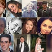 Some of the children of the bereaved parents behind the campaign group, who sadly lost their lives. The daughter of Chris and Nicole Taylor, Rebecca, is pictured top left.