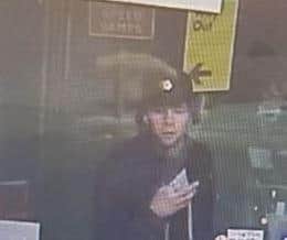 Northamptonshire Police want to speak to this man after a criminal damage incident in Towcester Road.