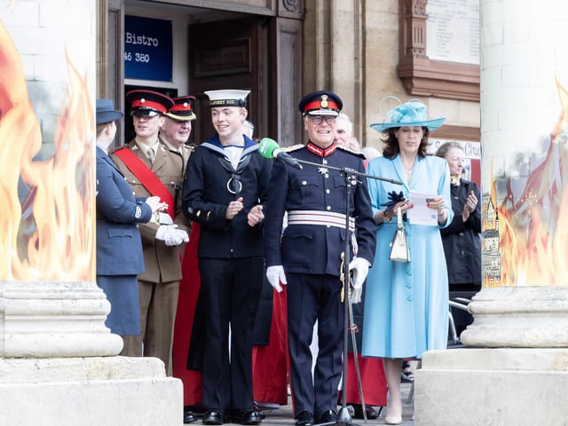 The ceremony and procession took place in and around All Saints Church on Thursday May 29.